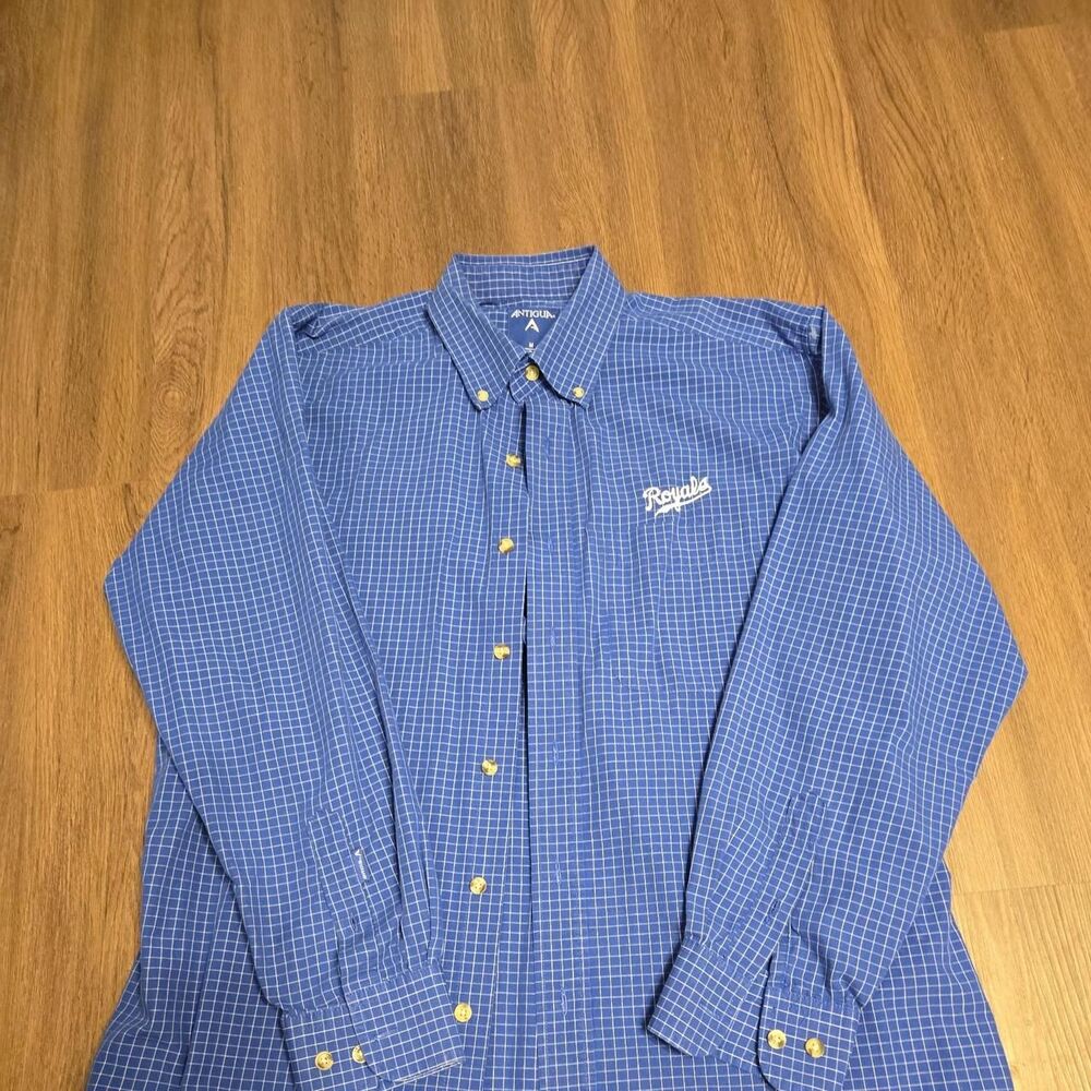 Antigua-apparel Men's Blue Shirt